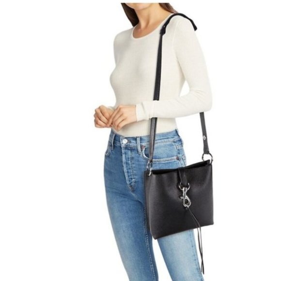 Rebecca Minkoff Megan Small Leather Feed Bag - Picture 2 of 5